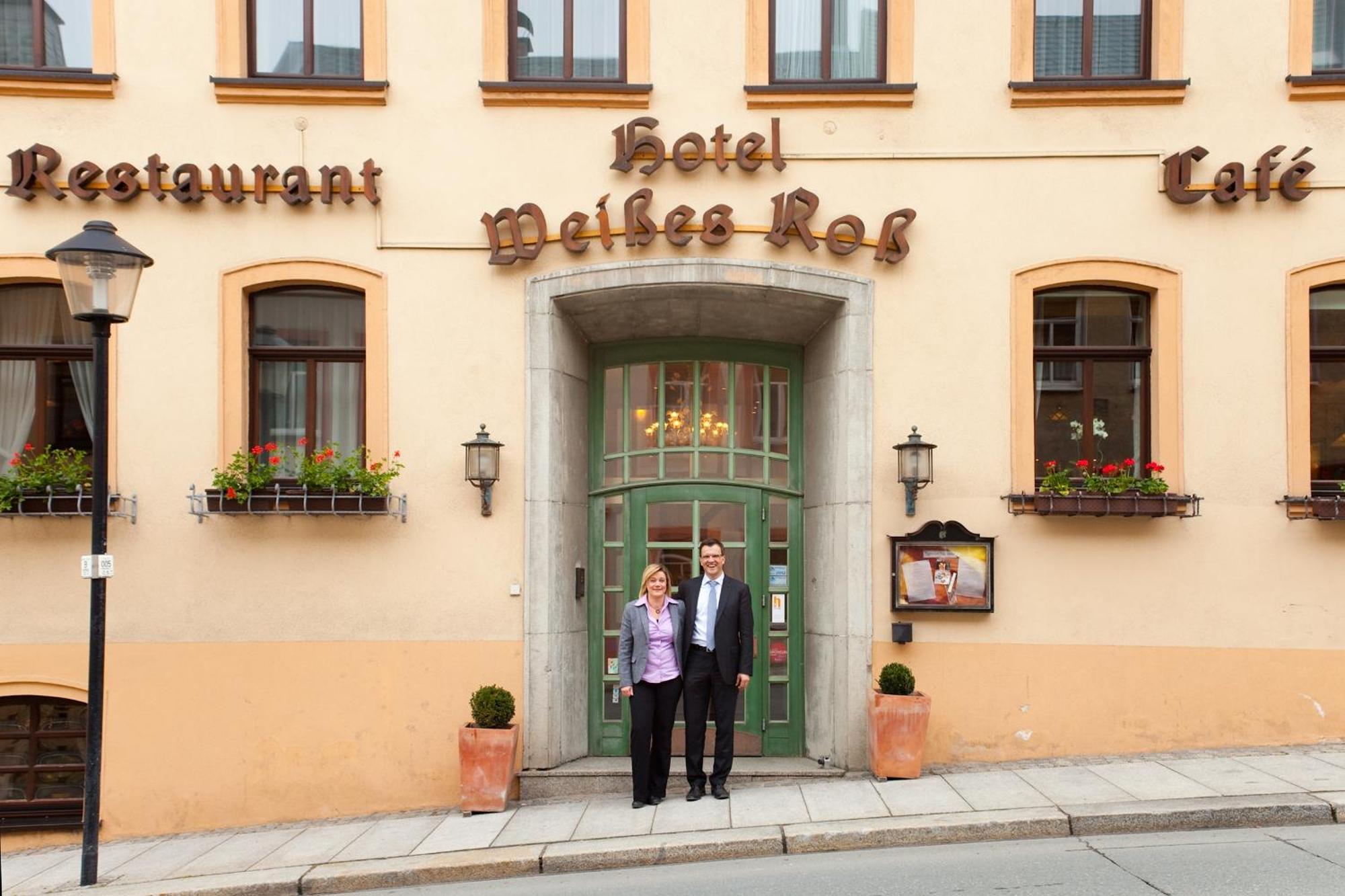 Hotel Weisses Ross Marienberg Eksteriør billede